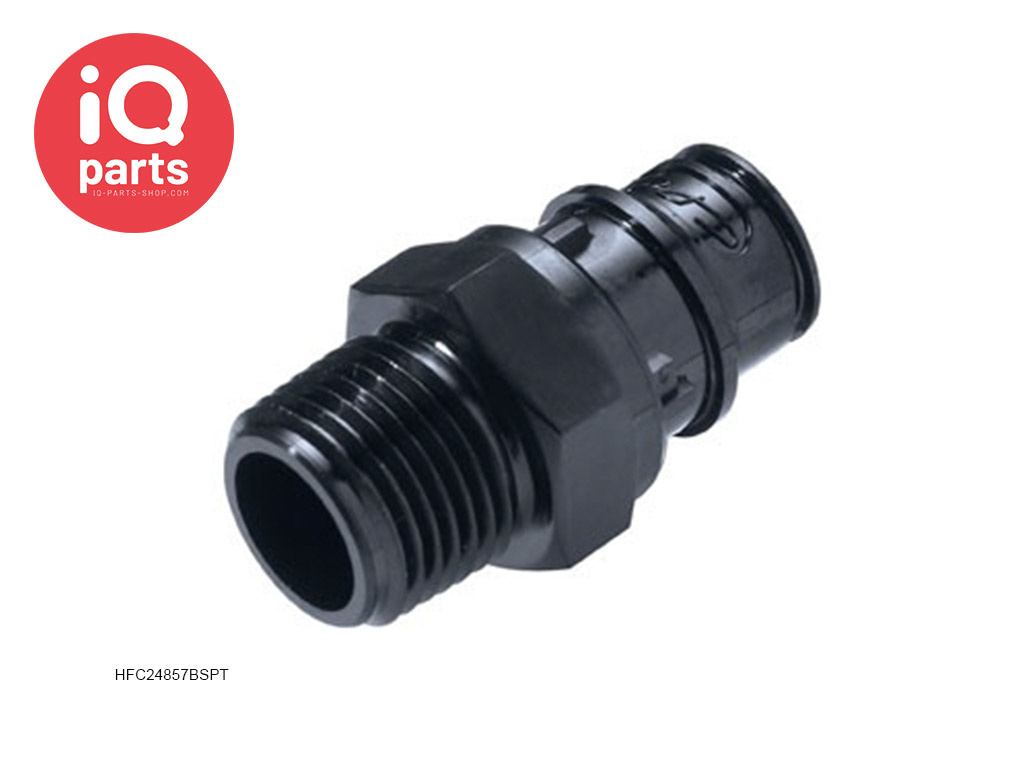 CPC HFC24857BSPT / HFCD24857BSPT | Coupling Insert | Polysulfone UV | 1/2" BSPT Pipe thread