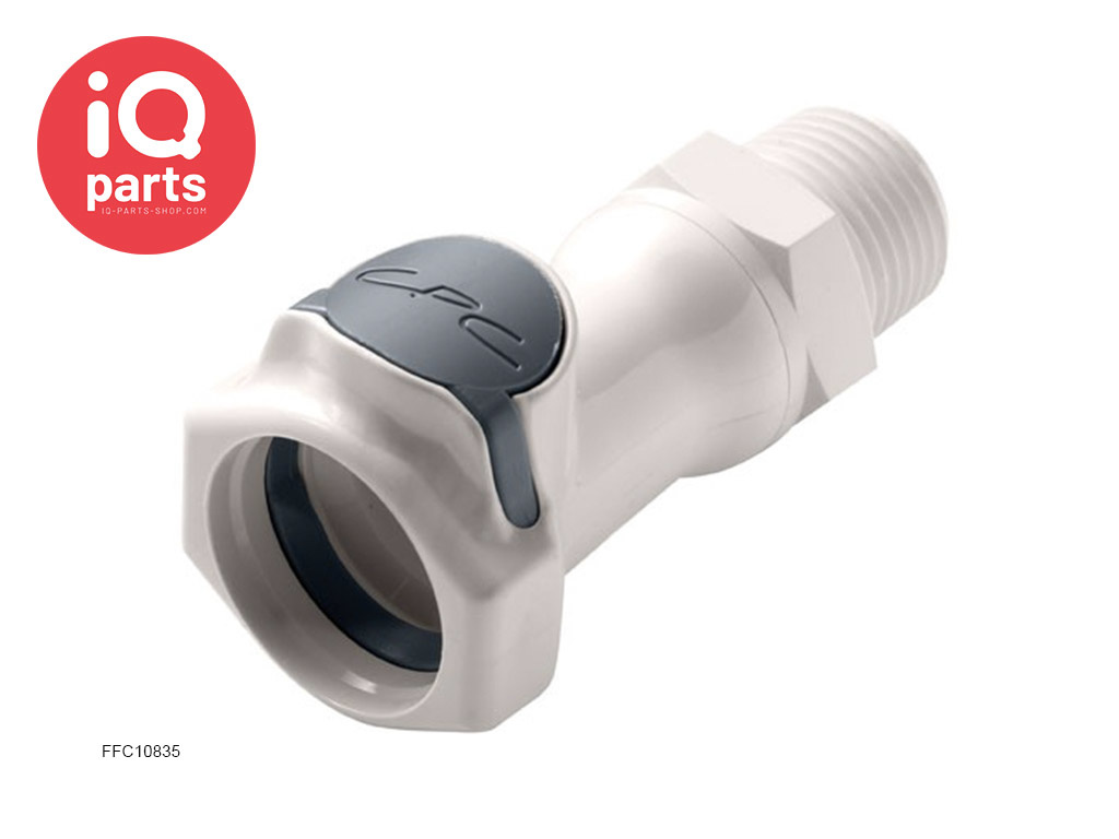 CPC FFC10835 | Snelkoppeling | Polysulfon | 1/2" NPT buitendraad