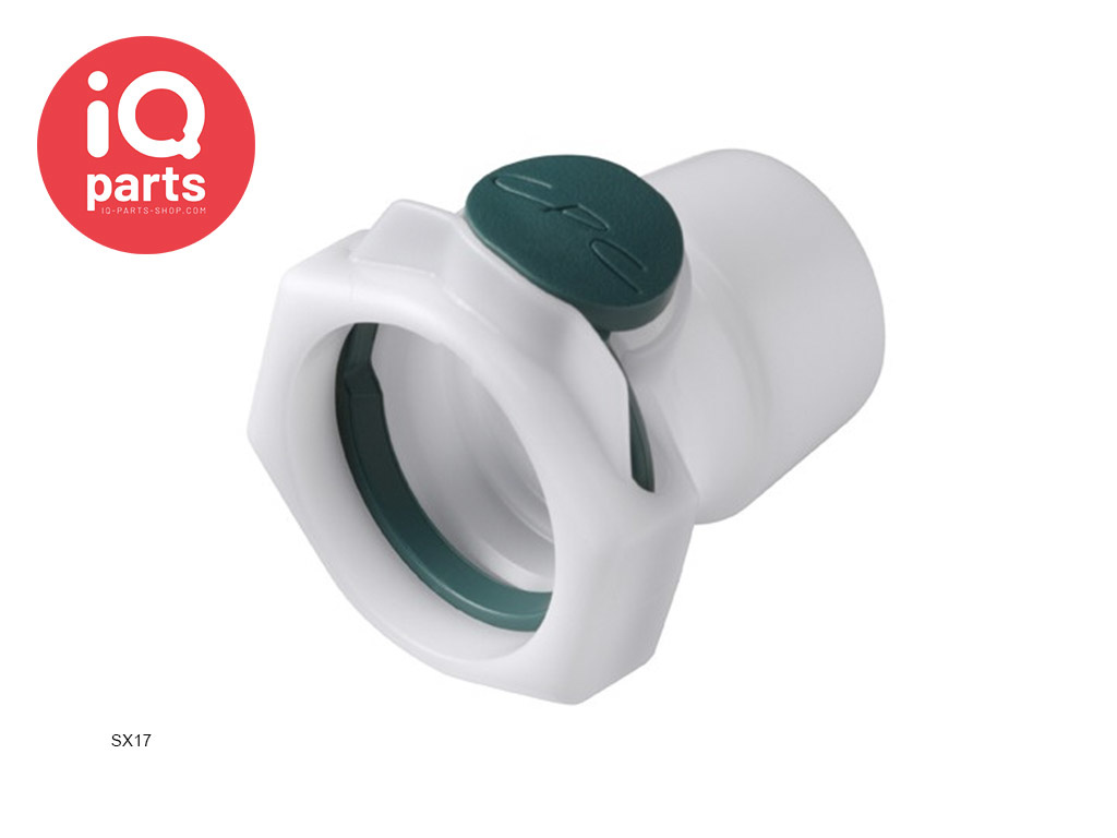 CPC SX17 | Coupling Body 6 tubes | Acetal | WITHOUT Hose barbs