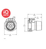 CPC CPC - SX17 | Snelkoppeling 6 slangen | Acetaal | ZONDER slangpilaren