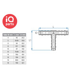 TEFEN TEFEN Plastic Male hose T-connector