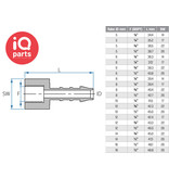 TEFEN TEFEN BSPT Female Connector