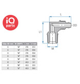 TEFEN TEFEN Plastic Elbow connector BSPT Male