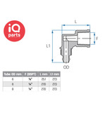 TEFEN TEFEN Plastic Elbow connector BSPT Female