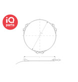 IQ-Parts IQ-Parts Lineal Power Clamp - Gegalvaniseerd - W1
