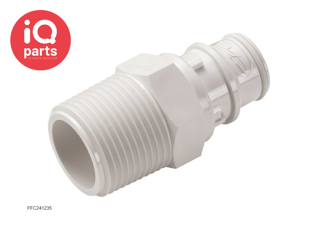 CPC FFC241235 | Insteeknippel | Polysulfon | 3/4" NPT buitendraad