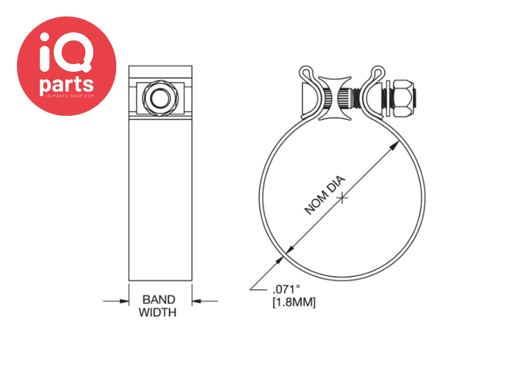 Murray Murray EXT Series Uitlaatklem | Gealuminiseerd staal