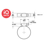 Murray Murray Worm Drive Hose Clamp | Type F | Various steel types