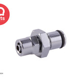 IQ-Parts IQP - VCL20004 / VCLD20004 | Coupling Insert | Chrome-plated brass | PTF Nut 6,4 mm (1/4") OD / 4,3 mm (0.17") ID