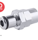 IQ-Parts IQ-Parts - VCL20006 / VCLD20006 | Stecker | Messing verchromt |  PTF Klemmring 9,5 mm AD / 6,4 mm ID