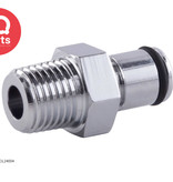 IQ-Parts IQ-Parts - VCL24004 / VCLD24004 | Insteeknippel | Verchroomd messing | 1/4" NPT buitendraad