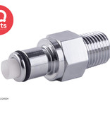 IQ-Parts IQ-Parts - VCL24004 / VCLD24004 | Insteeknippel | Verchroomd messing | 1/4" NPT buitendraad