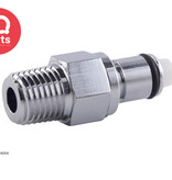 IQ-Parts IQ-Parts - VCL24004 / VCLD24004 | Coupling Insert | Chrome-plated brass | 1/4" NPT Pipe Thread