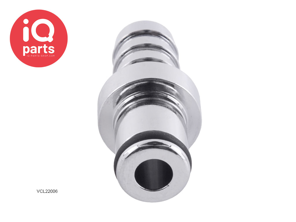 IQ-Parts IQ-Parts - VCL22006 / VCLD22006 | Coupling Insert | Chrome-plated brass | Hose barb 9,5 mm (3/8")