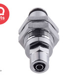 IQ-Parts IQP - VCL40004 / VCLD40004 | Coupling Insert | Panel mount | PTF Nut 6,4 mm (1/4") OD / 4,3 mm (0.17") ID