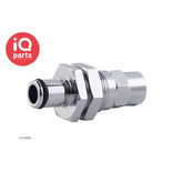 IQ-Parts IQ-Parts - VCL40006 / VCLD40006 | Stecker | Plattenmontage |  PTF Klemmring 9,5 mm AD / 6,4 mm ID