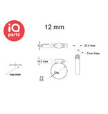 Murray Murray Embossed Worm Drive Hose Clamp | Various steel types