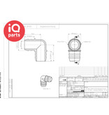 NORMA Normaplast WN | Elbow plastic pipe connector | PA12-GF30