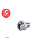 IQ-Parts IQP - VCL10004 / VCLD10004 | Kupplung | Messing verchromt | 1/4" NPT Außengewinde