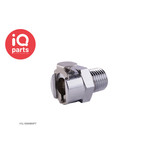 IQ-Parts IQP - VCL10004BSPT / VCLD10004BSPT | Snelkoppeling | Verchroomd messing | 1/4" BSPT buitendraad