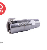 IQ-Parts IQ-Parts - VCL13006 / VCLD13006 | Snelkoppeling | Verchroomd messing | PTF Klemring 9,5 mm OD / 6,4 mm ID