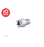 IQ-Parts IQP - VCM1004 / VCMD1004 | Snelkoppeling | Verchroomd messing | 1/4" NPT buitendraad