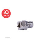 IQ-Parts IQP - VCM1004BSPT / VCMD1004BSPT | Coupling Body | Chrome-plated brass | 1/4" BSPT Pipe Thread