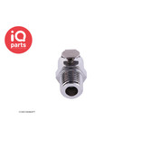IQ-Parts IQP - VCM1004BSPT / VCMD1004BSPT | Coupling Body | Chrome-plated brass | 1/4" BSPT Pipe Thread