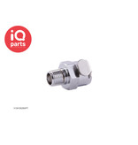 IQ-Parts IQP - VCM1002BSPT / VCMD1002BSPT | Snelkoppeling | Verchroomd messing | 1/8" BSPT buitendraad