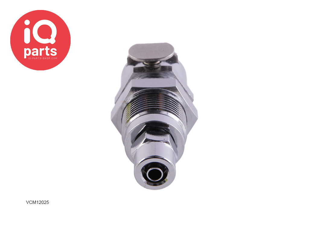 IQ-Parts IQ-Parts - VCM12025 / VCMD12025 | Coupling Body | Panel mount | PTF Nut 4.0 mm (5/32") OD / 2.5 mm (0.10") ID