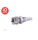 IQ-Parts IQ-Parts - VCM1604 / VCMD1604 | Coupling Body | Panel mount | Hose barb 6,4 mm (1/4")