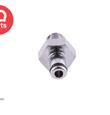 IQ-Parts IQ-Parts - VCM2402 / VCMD2402 | Insteeknippel | Verchroomd messing | 1/8" NPT buitendraad