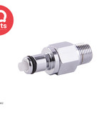 IQ-Parts IQ-Parts - VCM2402 / VCMD2402 | Insteeknippel | Verchroomd messing | 1/8" NPT buitendraad