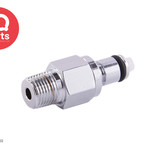 IQ-Parts IQ-Parts - VCM2402 / VCMD2402 | Insteeknippel | Verchroomd messing | 1/8" NPT buitendraad