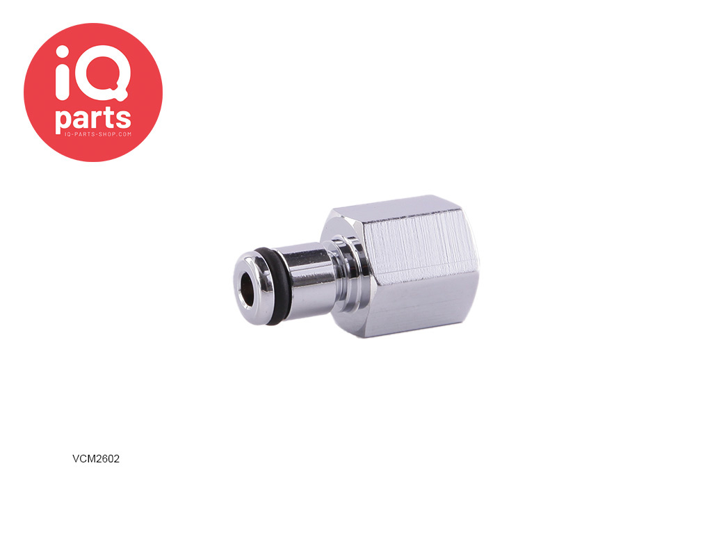 IQ-Parts VCM2602 / VCMD2602 | Coupling Insert | Chrome-plated brass | 1/8" NPT Female Thread