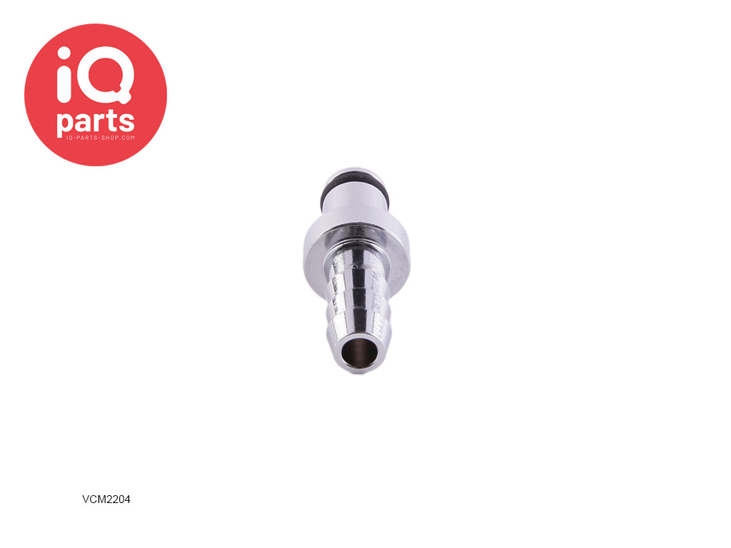 IQ-Parts IQ-Parts - VCM2204 / VCMD2204 | Coupling Insert | Chrome-plated brass | Hose barb 6.4 mm (1/4")