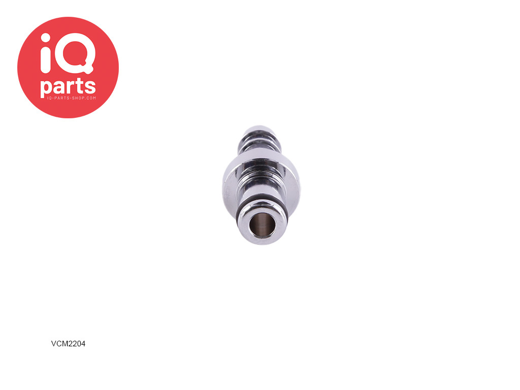 IQ-Parts IQ-Parts - VCM2204 / VCMD2204 | Coupling Insert | Chrome-plated brass | Hose barb 6.4 mm (1/4")