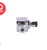 IQ-Parts IQ-Parts - VCM21025 / VCMD21025 | Insteeknippel 90º | Verchroomd messing | PTF Klemring 4.0 mm OD / 2.5 mm ID