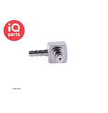 IQ-Parts IQ-Parts - VCM2304 / VCMD2304 | Insteeknippel 90º | Verchroomd messing | slangpilaar 6.4 mm