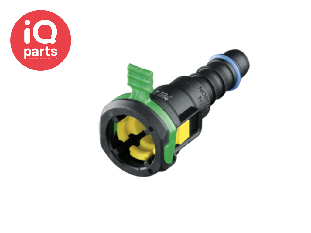 NORMA NORMAQUICK® S Snelkoppeling 45° NW3/8" - 8 mm