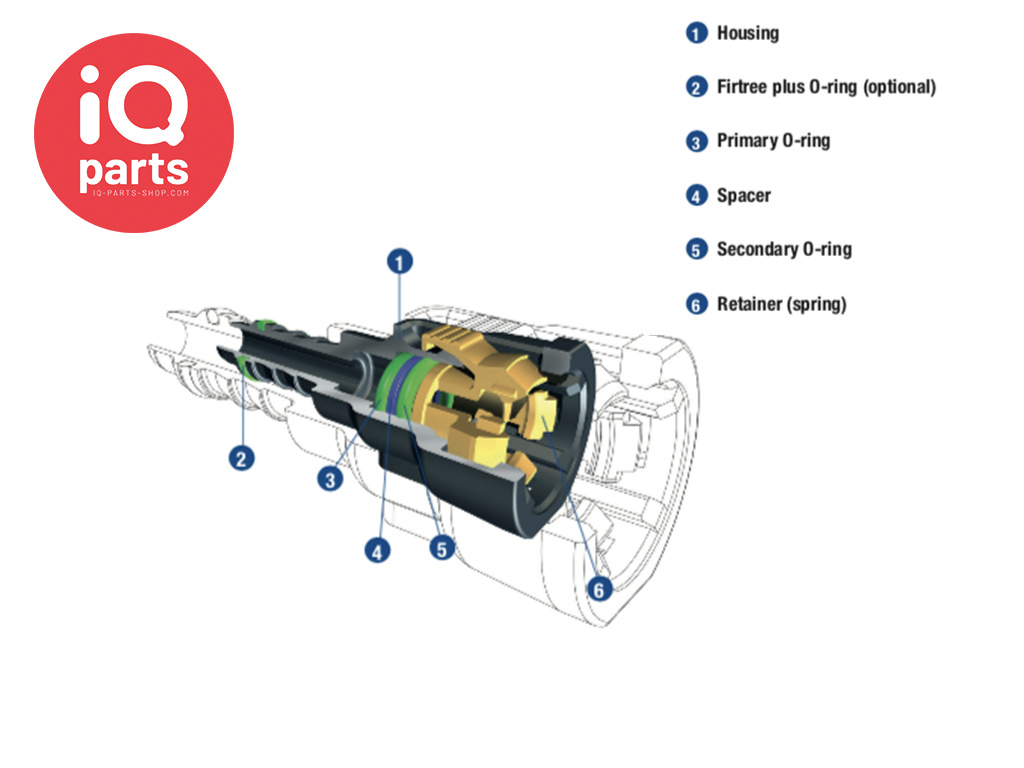 NORMA NORMAQUICK® S Snelkoppeling 45° NW3/8" - 8 mm
