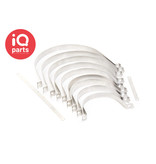 IQ-Parts IQ-Parts Verkeersbordbeugel twee bouten D-Clip (DC) | W4 | ongelakt