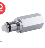 IQ-Parts IQ-Parts - VCL26004BSPP / VCLD26004BSPP | Coupling Insert | Chrome-plated brass | 1/4" BSPP female Thread