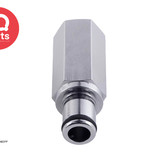 IQ-Parts IQ-Parts - VCL26004BSPP / VCLD26004BSPP | Coupling Insert | Chrome-plated brass | 1/4" BSPP female Thread