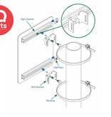 IQ-Parts IQ-Parts Verkeersbord beugel (MG5) | W4