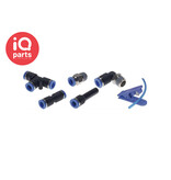 IQS Stekkeraansluiting assortiment box | 160 stuks | Blue Series