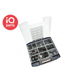 IQ-Parts Herbie Clip assortment box | Plastic Hose Clamp | 8 - 46 mm | 125 parts