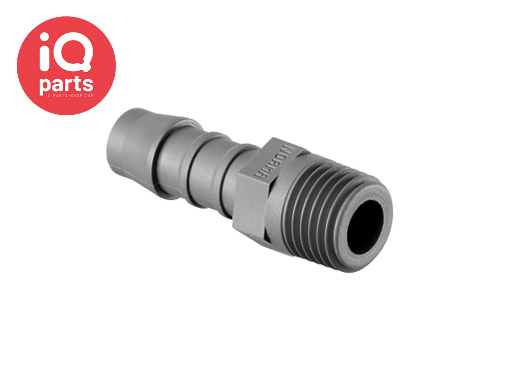 GES Straight Hose Connector | Metric thread | Conical