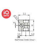 STAUFF STAUFF Leidingbeugel Standaard Series | Polypropyleen | Geribbeld binnenvlak