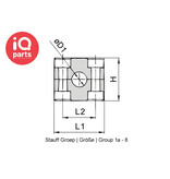 STAUFF STAUFF Clamp body Standard Series | Polyamide | Smooth Design